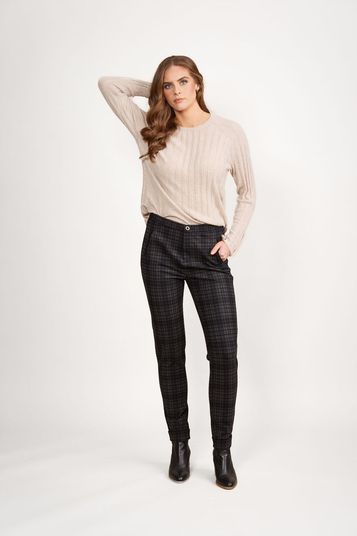 Vassalli Printed Ponti Pull On Pant