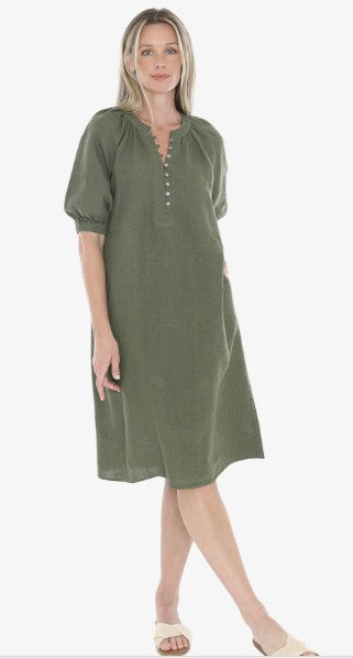 Jump Button Neck Dress