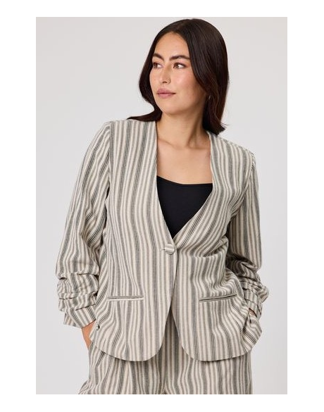 Duo Amber Striped Blazer