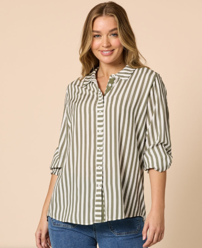 Threadz Amour Stripe Shirt
