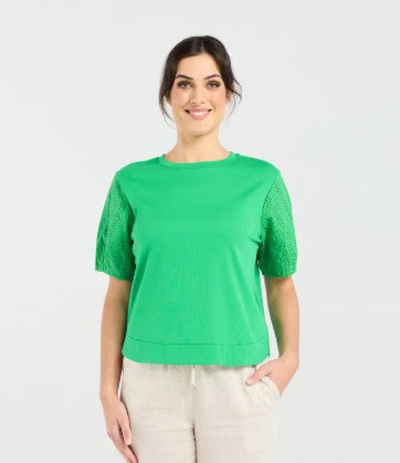 Blackstone Ariane Broderie Tee
