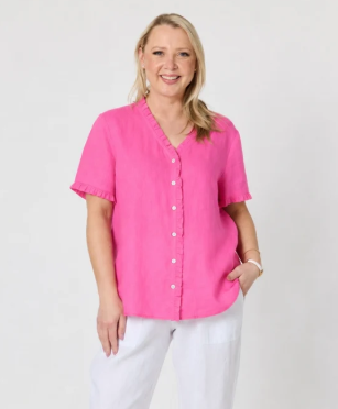 Gordon Smith Audrey Linen Top