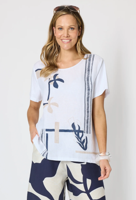 Clarity Bay Leaf Top