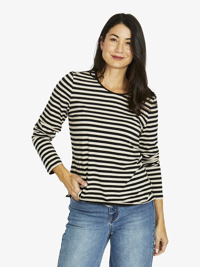 Jump Stripe Crew Tee