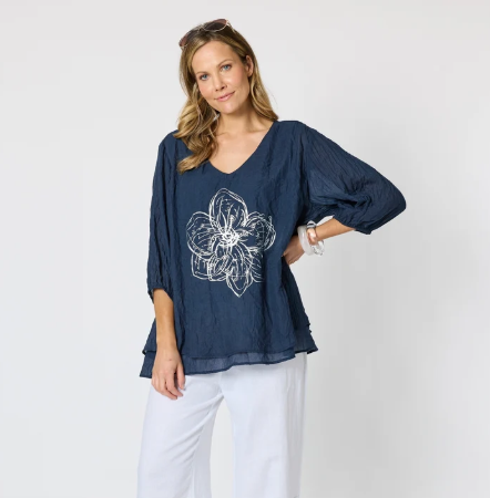 Clarity Camellia Top