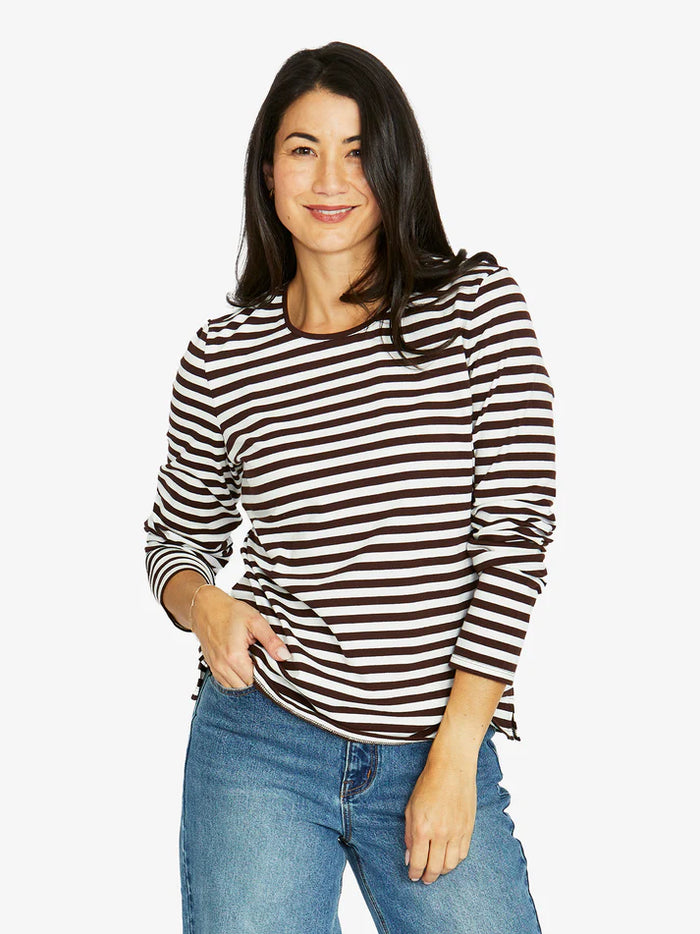 Jump Stripe Crew Tee
