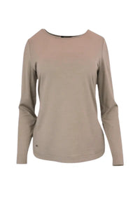 Ebony Curve Hem Top