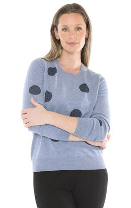 Jump Diamante Spot Pullover