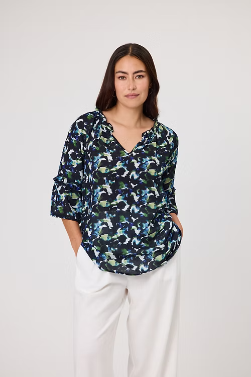 Duo Bloom Frill Top