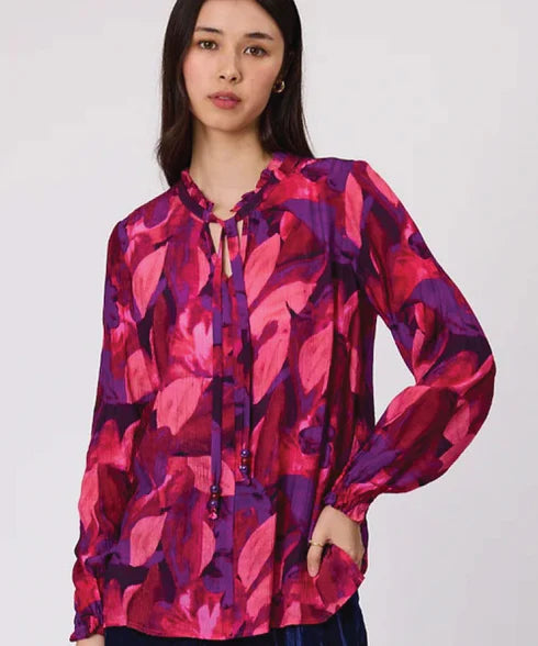 Duo Renee Tie-neck Blouse