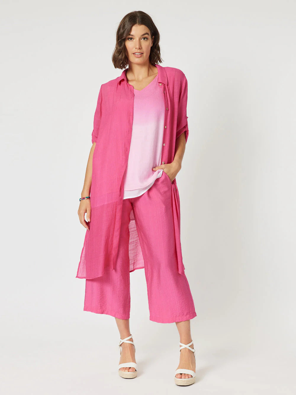 Clarity Long Duster Shirt