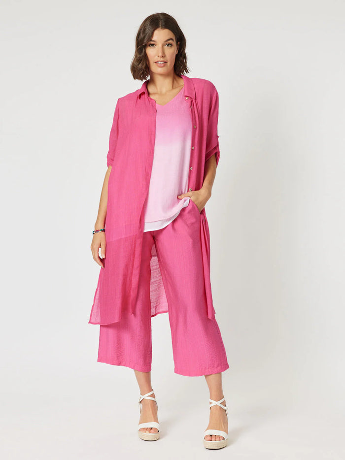 Clarity Long Duster Shirt