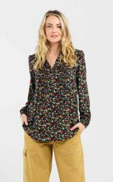 Blackstone Elena Pintuck Blouse