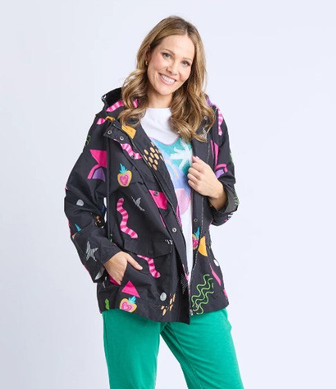 ELM Licorice Glxy Raincoat
