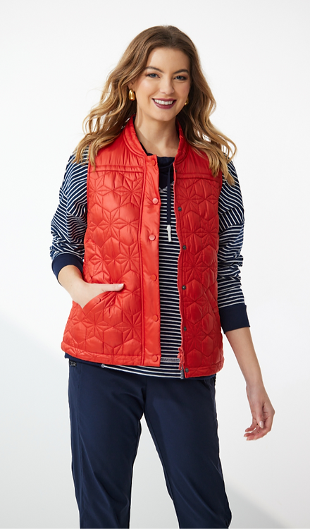 Newport Glacier Quilted Vest