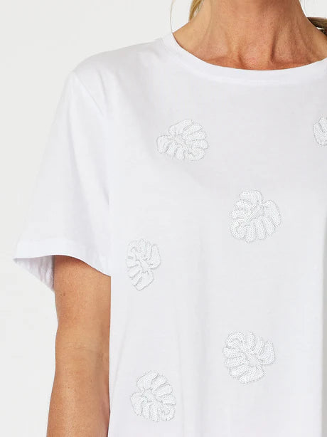 Gordon Smith Sequin Leaf Tee