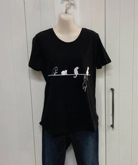 Blackstone Hanging Cat Tee