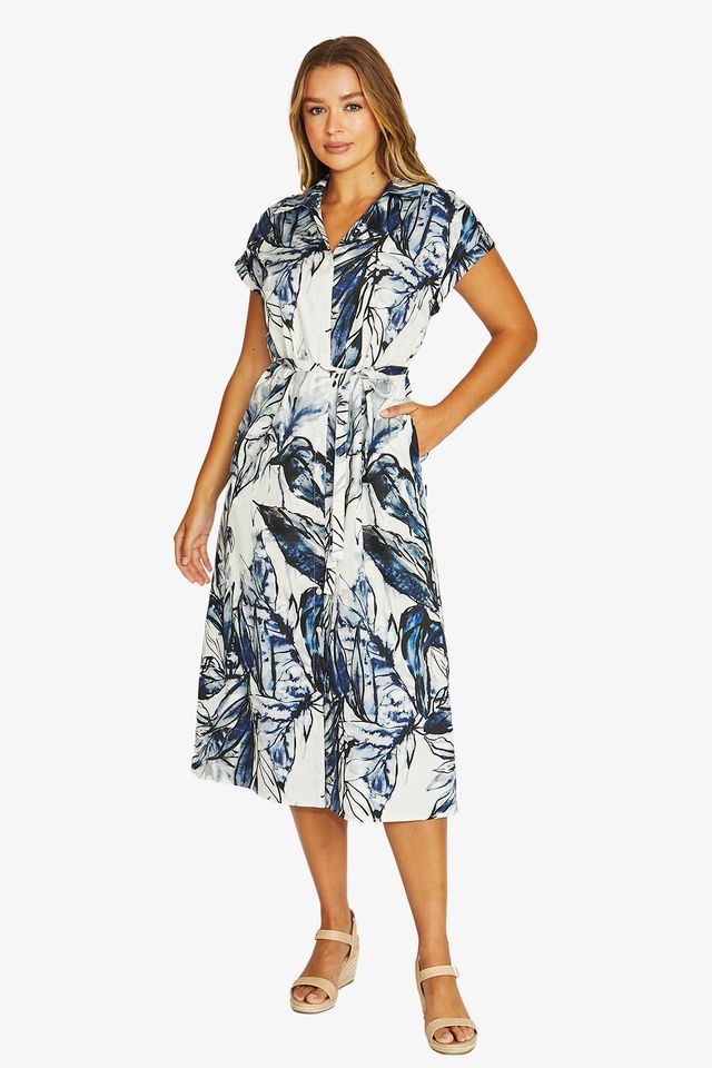 Jump Inky Abstract Dress