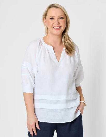 Gordon Smith Kate Linen Top