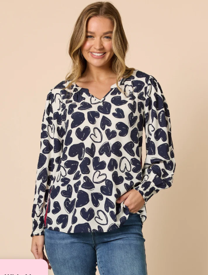 Threadz Luna Heart Top