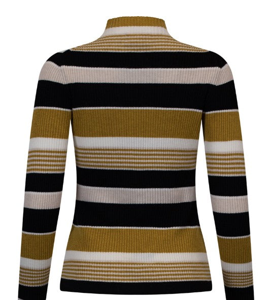 Madly Sweetly Getaway Stripe Rib Top