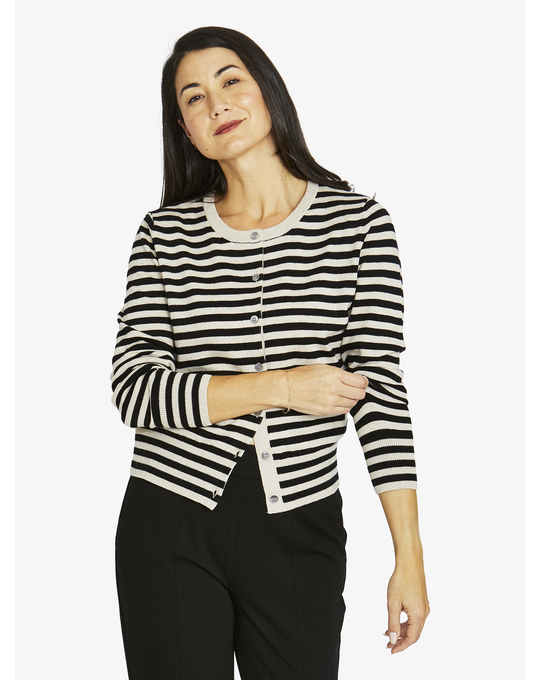 Jump Mono Stripe Cardi