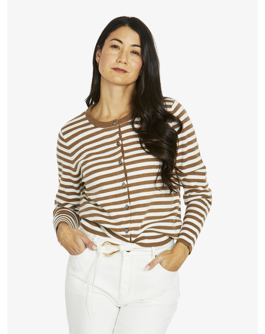 Jump Mono Stripe Cardi