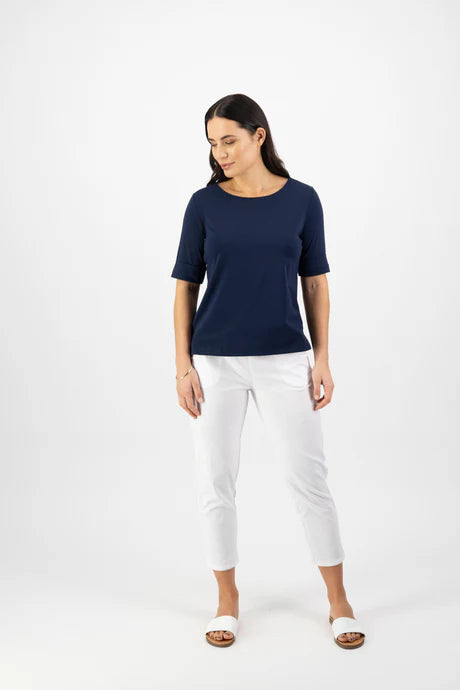 Vassalli Boat Neck Top