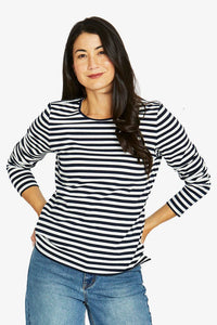 Jump Stripe Crew Tee