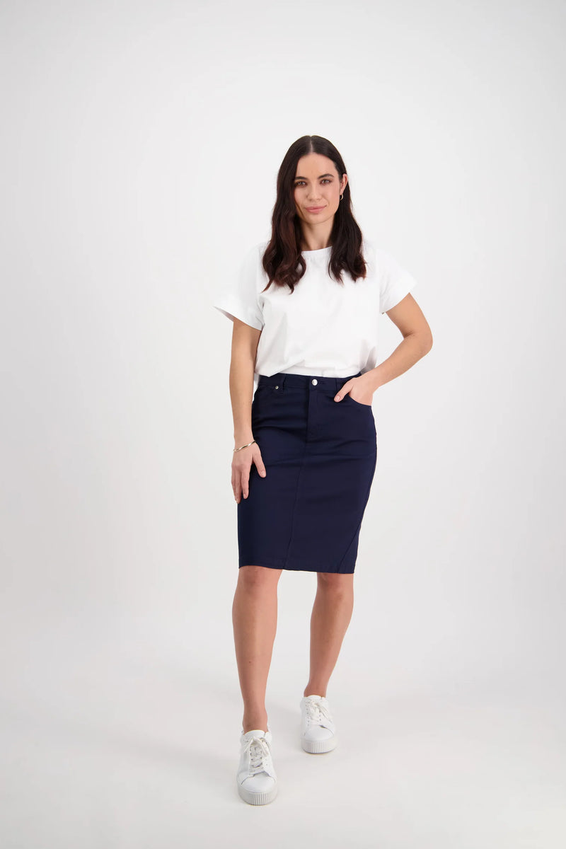 Vassalli Plain Lightweight Skirt