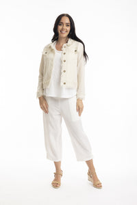 Orientique Essentials Linen Blend Jacket