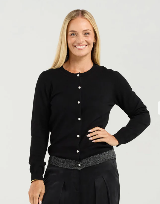 Blackstone Pearl Button Cardi