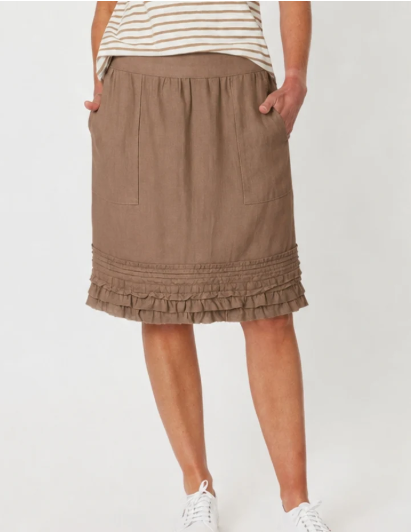 Gordon Smith Ruffle Hem Skirt