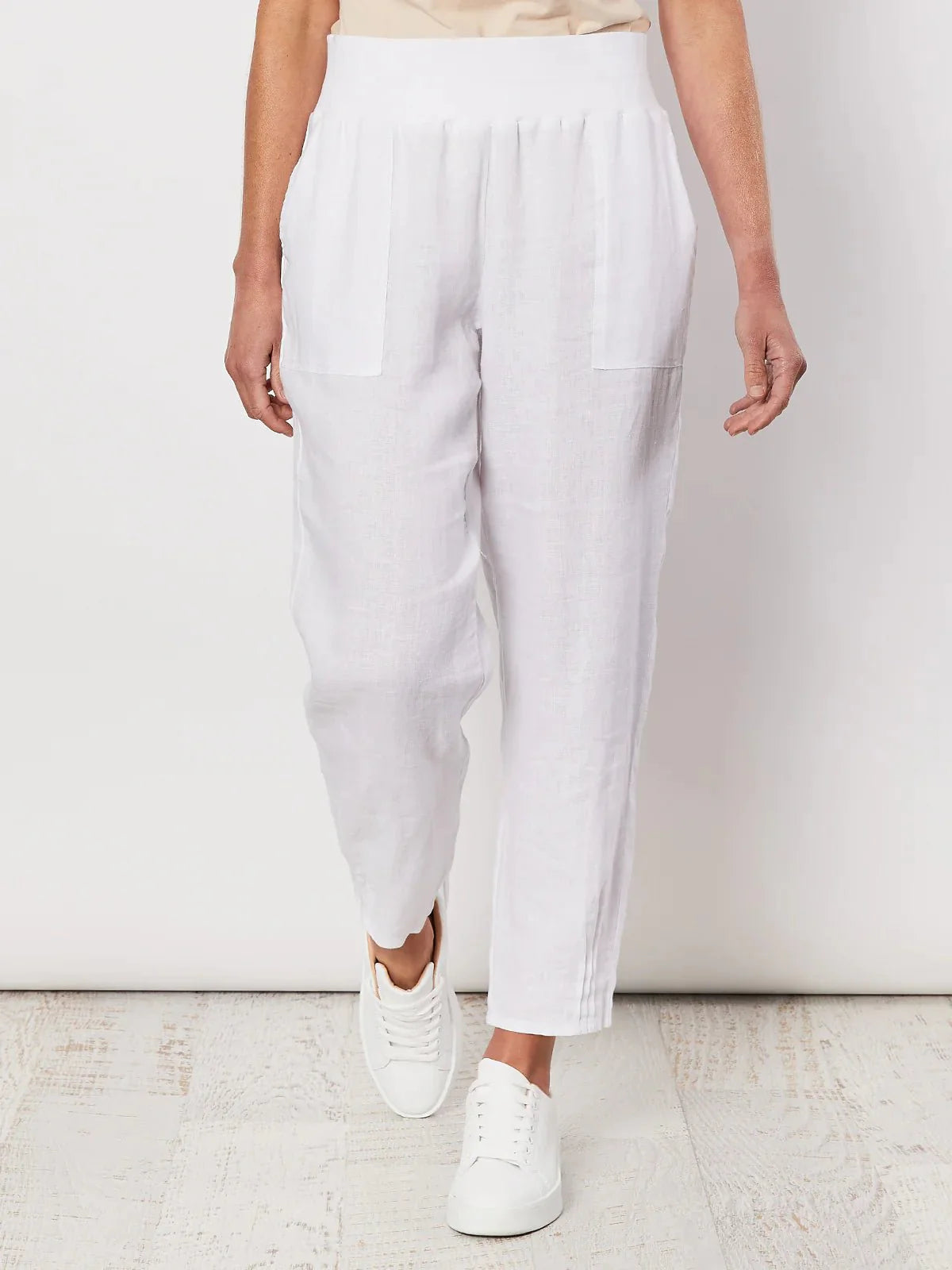 Gordon Smith Sarah Rib Top Linen Pant