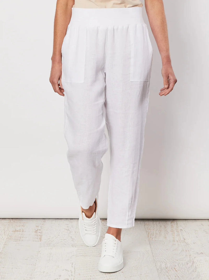 Gordon Smith Sarah Rib Top Linen Pant
