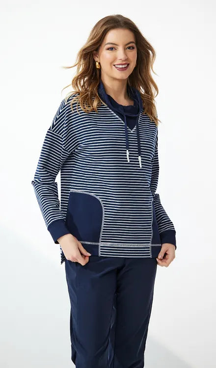 Newport Terrace Stripe Sweatshirt