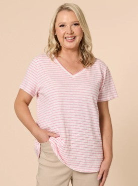 Threadz Tonic Stripe Tee