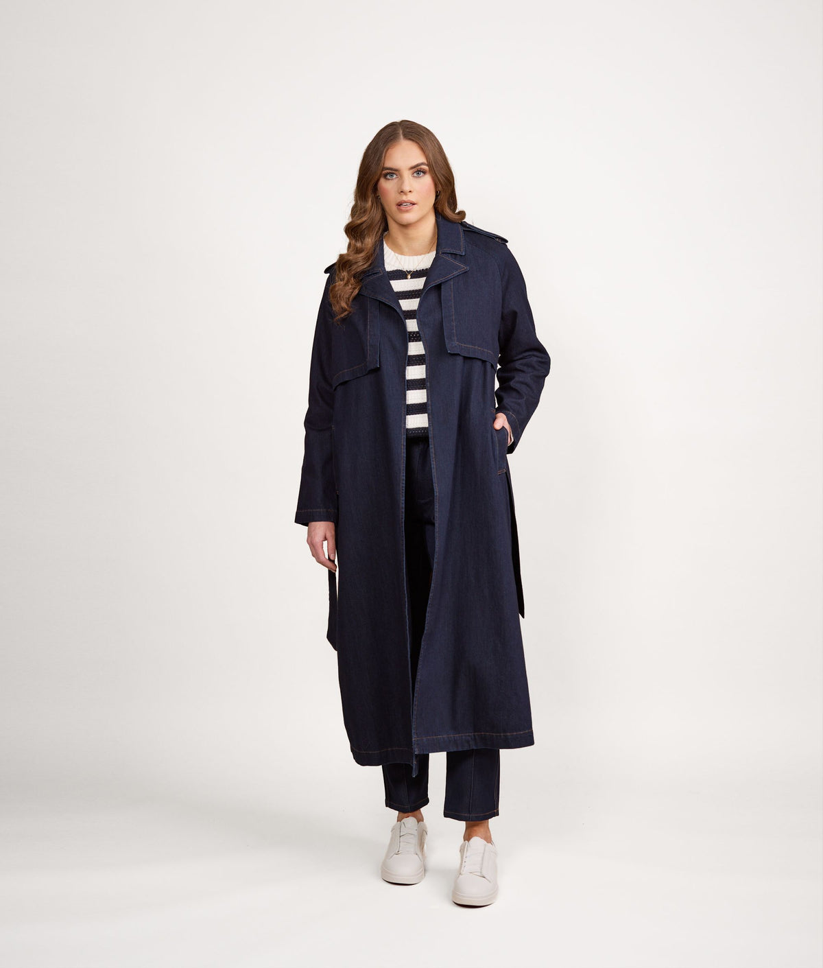 Vassalli Denim Trenchcoat